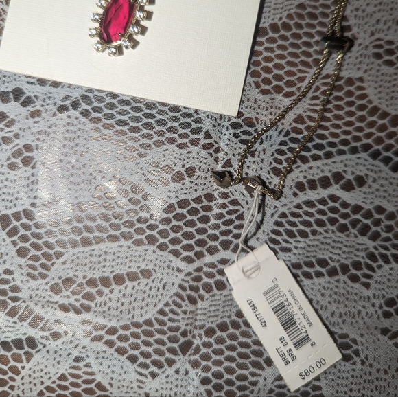 Kenda Scott ruby and gold necklace - Picture 3 of 3